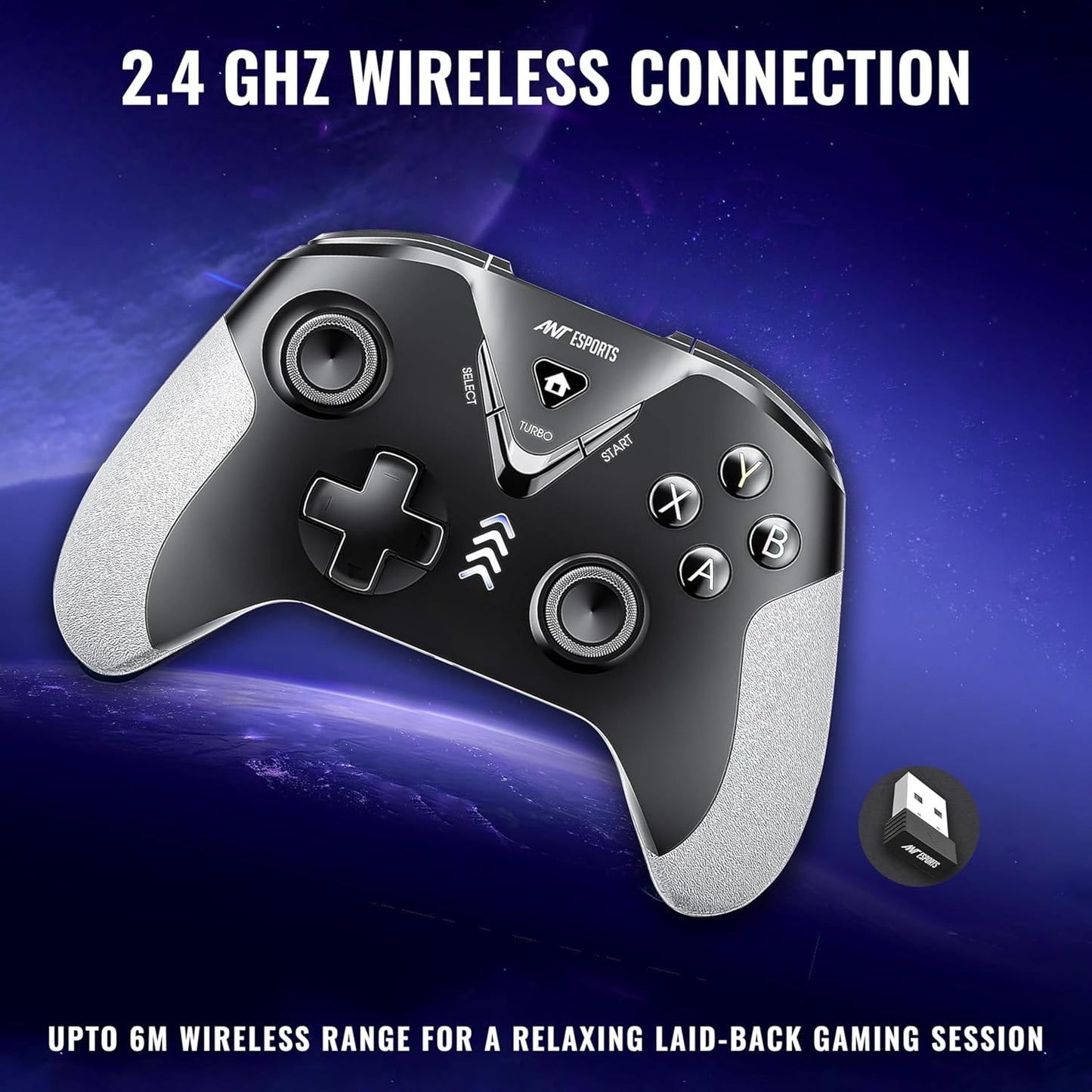Ant Esports GP365 Pro Wireless Controller with Hall Effect Magnetic Triggers