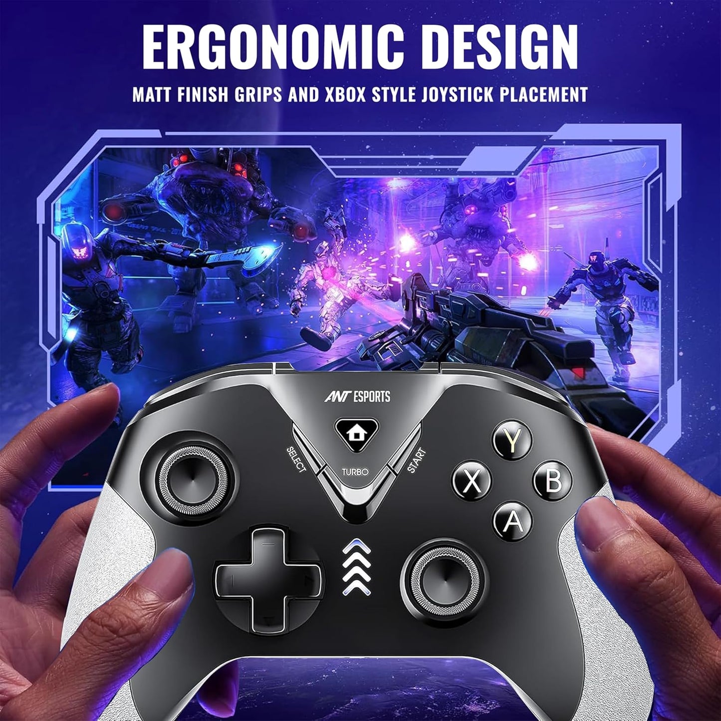 Ant Esports GP365 Pro Wireless Controller with Hall Effect Magnetic Triggers